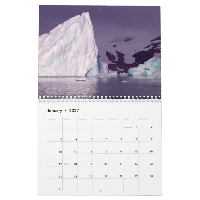 Calendario Magia del alto ártico, 2013 (Jan 2027)