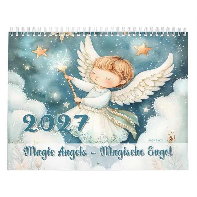 Calendario Magic Angels – Ángeles Mágicos 2027 (Tapa)