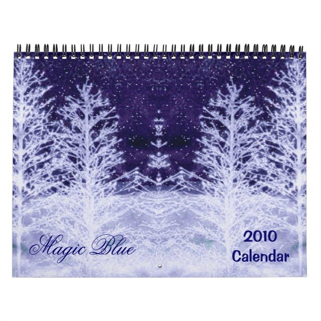 Calendario Magic Blue 2010 (Tapa)