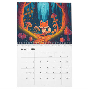 Calendario Magical Forest Creations Fantasy 2026