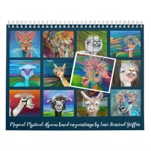 Calendario mágico místico alpacas 2020