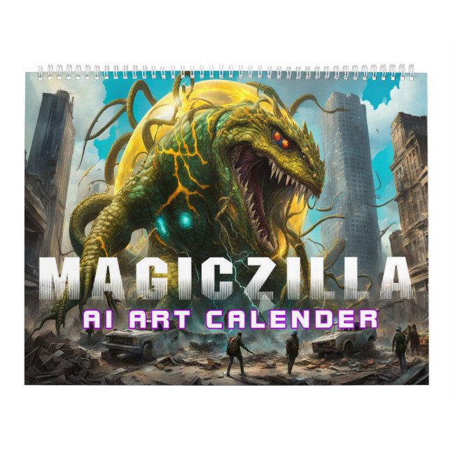 Calendario Magiczilla Arte de IA (Tapa)