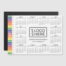 Calendario Magnético Colorido da Escola 2027