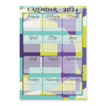 Calendario magnético de 2024