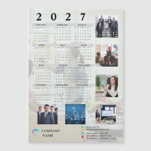 Calendario Magnético de Fotos Corporativas 2027 Em