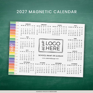 Calendario Magnético de Logotipo Escolar Promocion