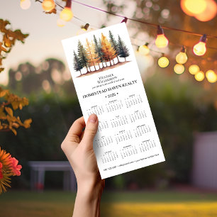 Calendario magnético de negocios 2025 - Bosque/Wht