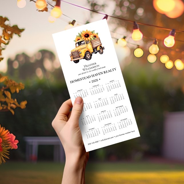 Calendario magnético de negocios 2025 - Camión gir (Subido por el creador)