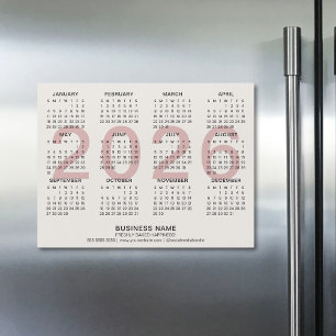 Calendario Magnético de Negocios Personalizado 202