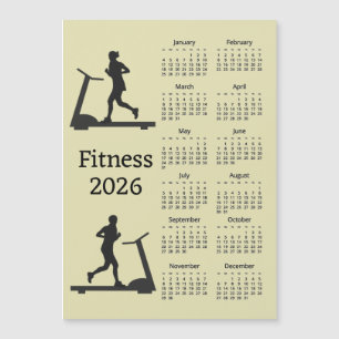 Calendario Magnético de Tarjeta para Cinta de Corr