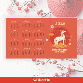 Calendario magnético del Año Nuevo Chino 2026 Caba