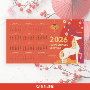 Calendario magnético del año nuevo chino del Cabal