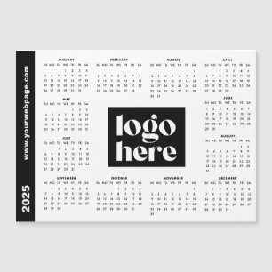 Calendario magnético del logotipo comercial de Whi