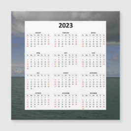 Calendario magnético del Océano Atlántico 2023