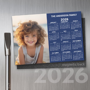 Calendario magnético - Foto de Año completo Vista 