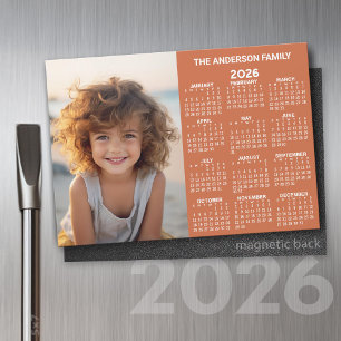 Calendario magnético - Foto de Año completo Vista 