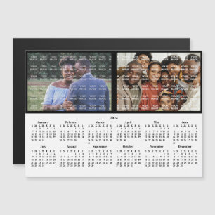 Calendario magnético Personalizado de retratos de