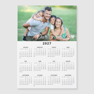 Calendario magnético personalizado para nuestra fa