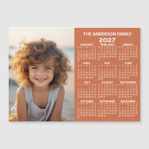 Calendario Magnético - Vista de Foto de Todo el Añ