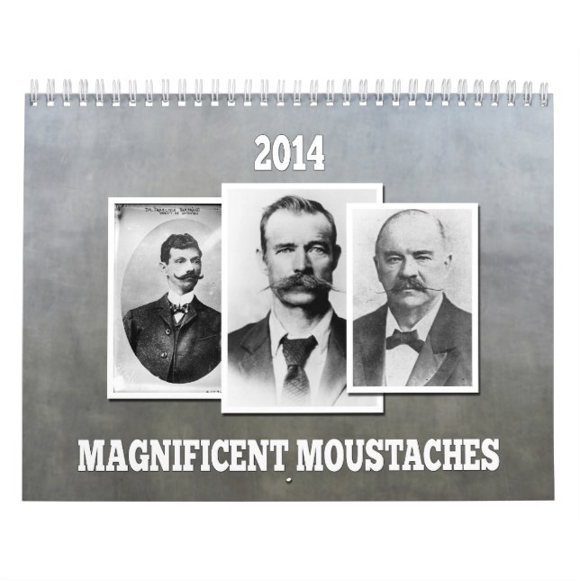Calendario magnífico de los bigotes/de los bigotes (Tapa)