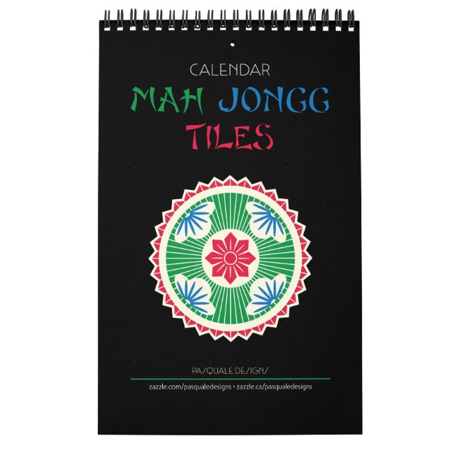 Calendario Mah Jongg Tiles Calendar (Tapa)