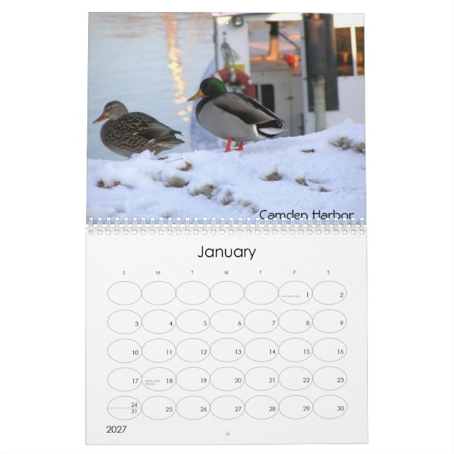 Calendario Maine 2009 (Jan 2027)