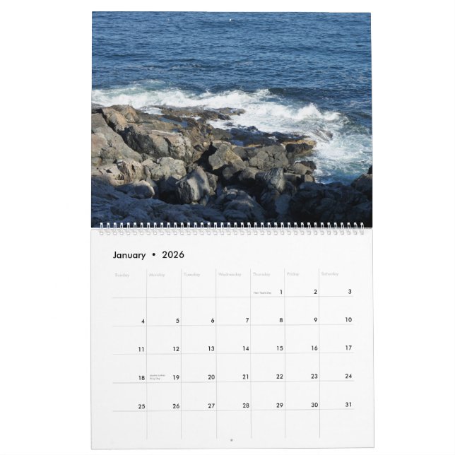 Calendario Maine 2012 (Jan 2026)