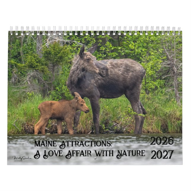 Calendario Maine Attractions 2026-2027 Calendar (Tapa)