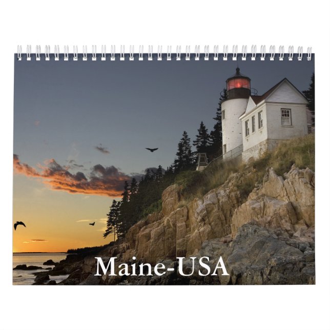 Calendario Maine-USA (Tapa)