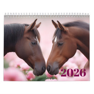 Calendario Majestic Equine Year 2026: Temporadas del caballo