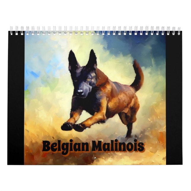 Calendario Malinois belga (Tapa)