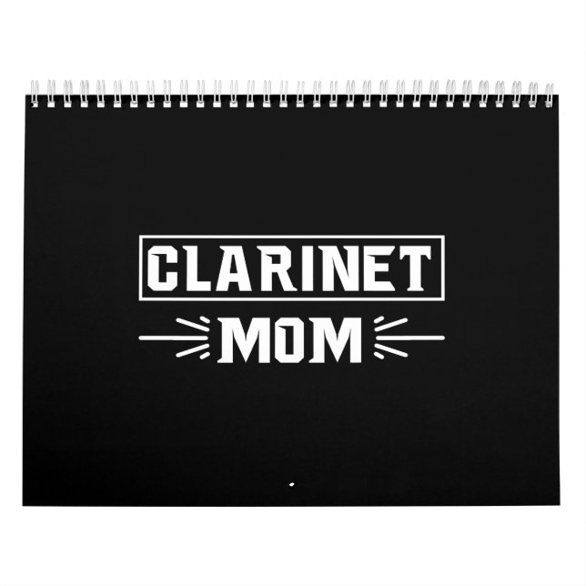 Calendario mamá clarinete (Tapa)