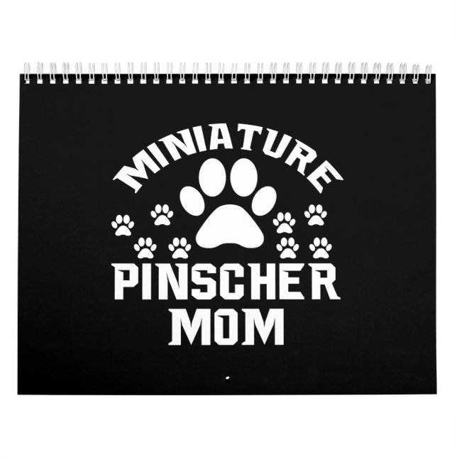 Calendario mamá de pinscher en miniatura (Tapa)