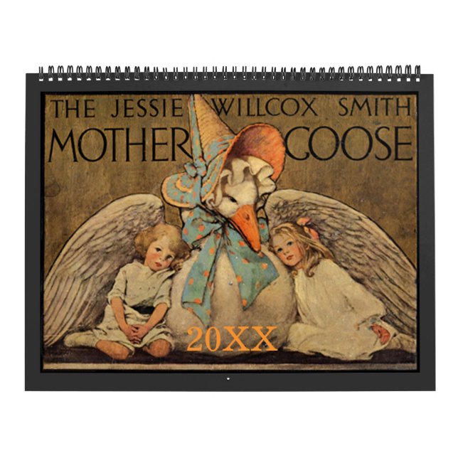 Calendario Mamá ganso de Jessie Willcox Smith (Tapa)