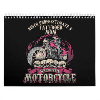 Calendario Mamá motociclista nunca subestima la motocicleta