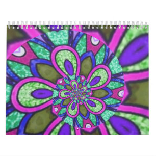Calendario Mandala espiral única