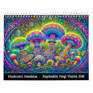 Calendario Mandalas de Hongos – Visiones de Hongos Psicodélic