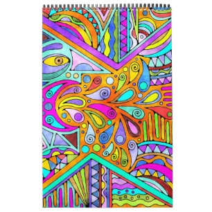 Calendario Mano dibujada por EDDArt - Blah Blah 1