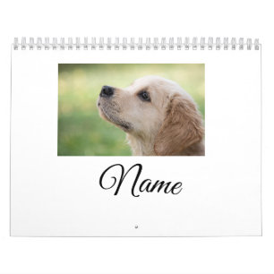 Calendario Manta personalizada con foto de animal colorido si