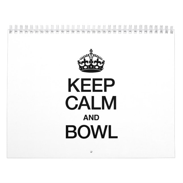 CALENDARIO MANTENER LA CALMA Y EL BOWL