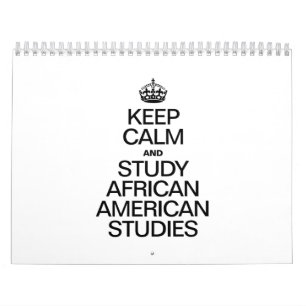 CALENDARIO MANTENER LA CALMA Y ESTUDIAR ESTUDIOS AFRICANOS AM