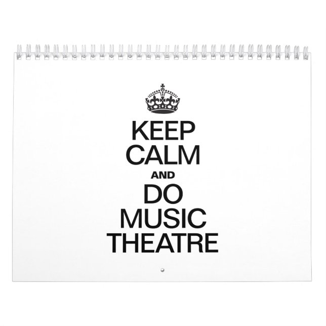 Calendario MANTENER LA CALMA Y HACER TEATRO MÚSICO.ai (Tapa)