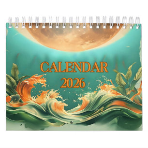 Calendario Maravillas celestes: Un año 2026 de belleza cósmic