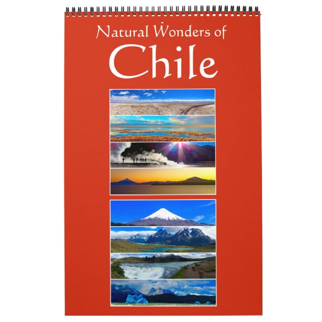 Calendario maravillas de chile (Tapa)