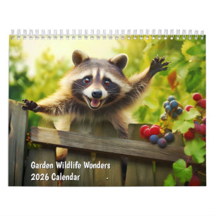 Calendario Maravillas de la vida silvestre del jardín Calenda