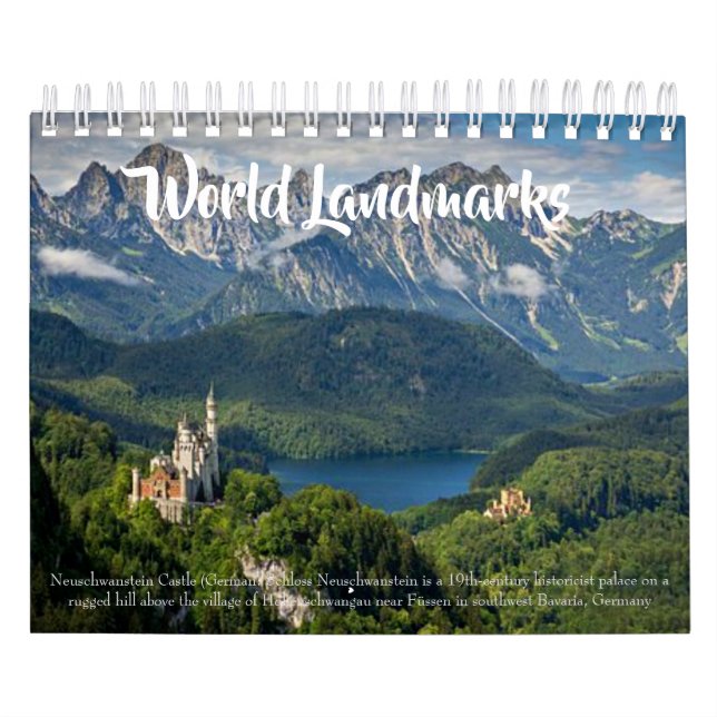 Calendario Maravillas del mundo (Tapa)