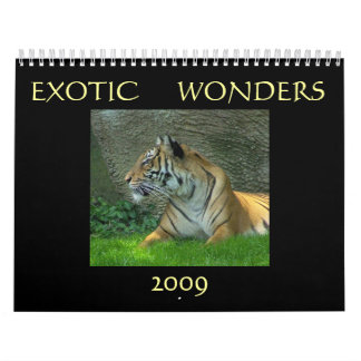 Calendario Maravillas exóticas 2009
