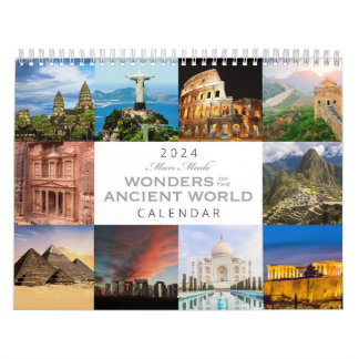 Calendario Maravillas hechas por el hombre del mundo antiguo 