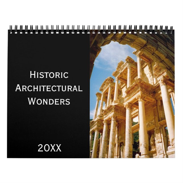 Calendario maravillas históricas 2027 (Tapa)