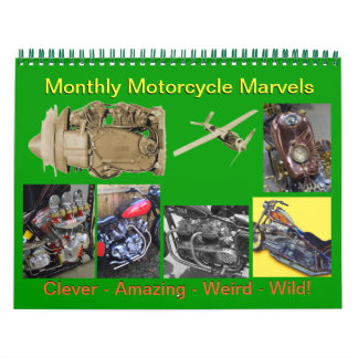 Calendario Maravillas mensuales de motocicleta 2016